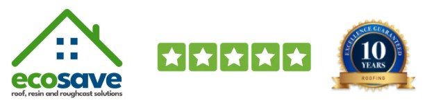 Ecosave roof and roughcasting